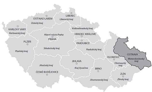 Cenová mapa pozemků – vývoj skutečných reálných cen v Moravskoslezském kraji
